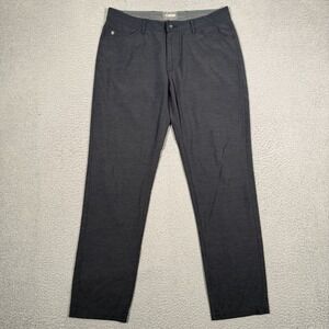 Linksoul Pants Mens‎ 33x30 Blue Boardwalker Golf Casual Preppy Performance Logo